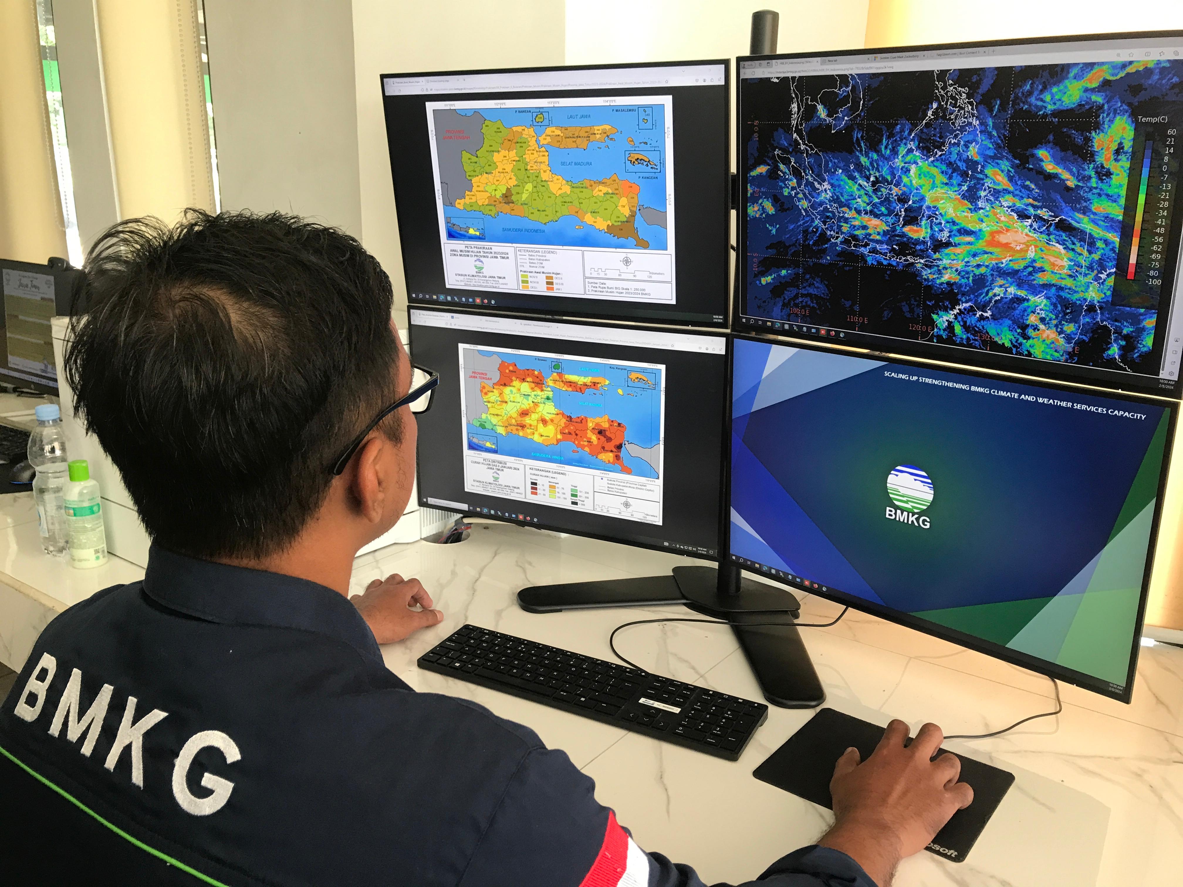 Monsun Asia Aktif, BMKG Juanda Ingatkan Potensi Hujan Lebat di Jatim hingga 20 Februari