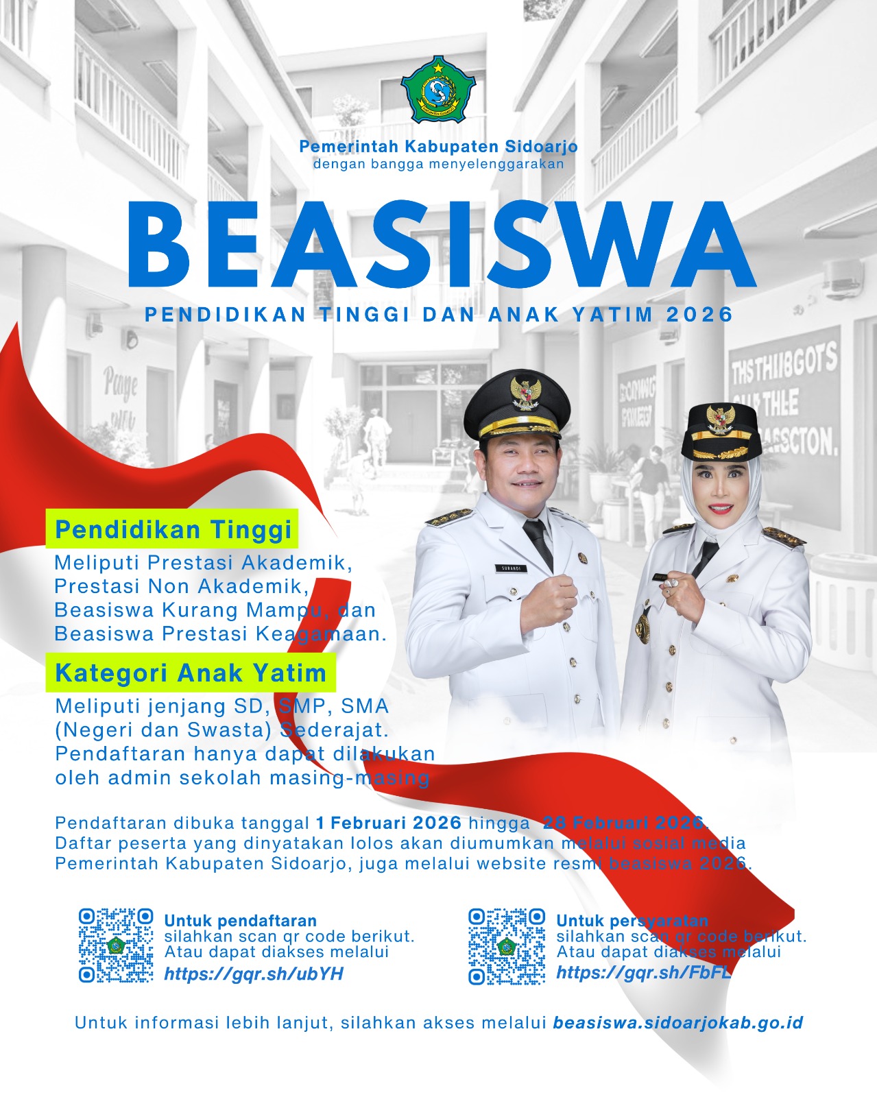 Pemkab Sidoarjo Siapkan 4.000 Beasiswa 2026, Bupati Subandi: Tak Boleh Ada Anak Putus Kuliah