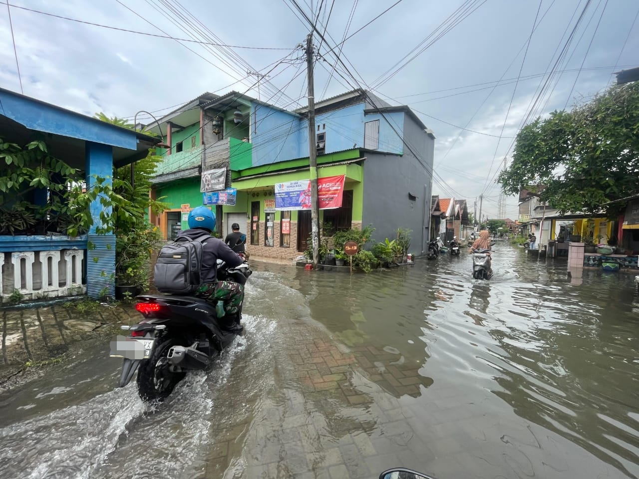 Debit Sungai Buntung Melonjak, Ratusan Rumah di Taman Terendam