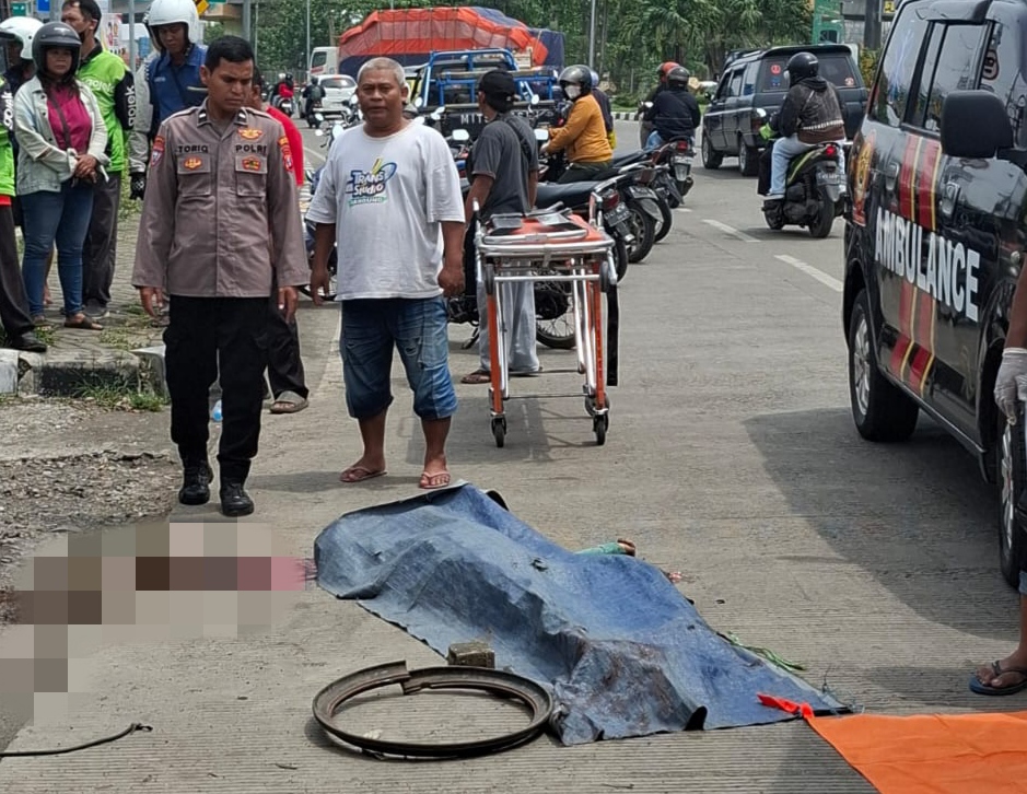 Ban Truk Meletus di Tambal Ban Aloha, Pria 48 Tahun Tewas Tertimpa Pengunci Pelek